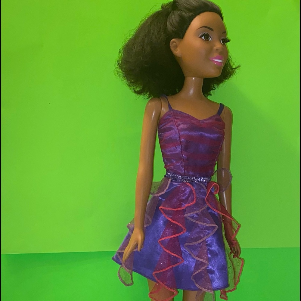 Brown Barbie Doll 28”